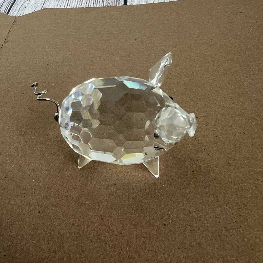 SWAROVSKI Mini Crystal Pig Figurine